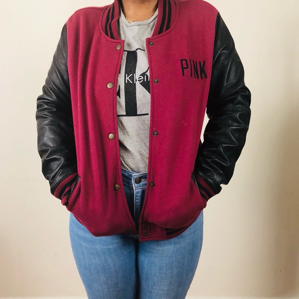 PINK varsity Jacket